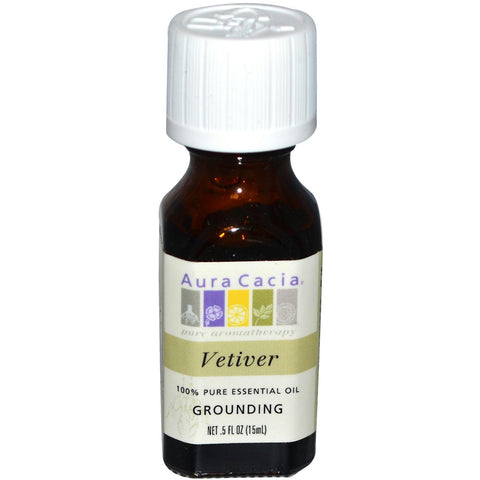 Aura Cacia Vetiver Essential Oil (1x0.5oz)