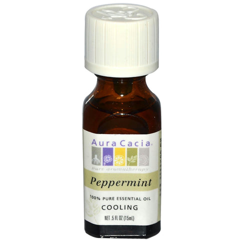 Aura Cacia Peppermint Essential Oil (1x0.5oz)