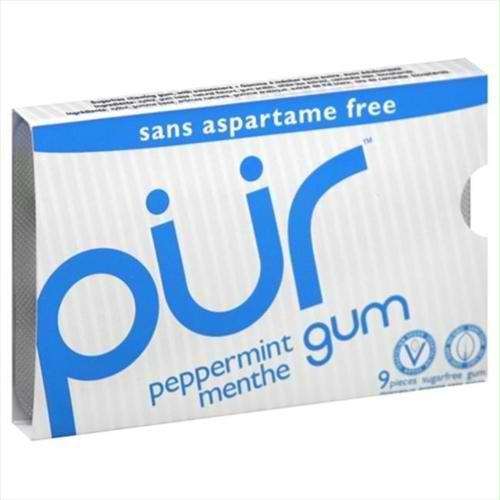 Pur Gum Pur Gum Peppermint 9 Pc (12x12.6 Gram)