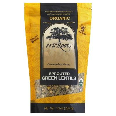 Truroots Green Sprouted Lentil (6x10 Oz)