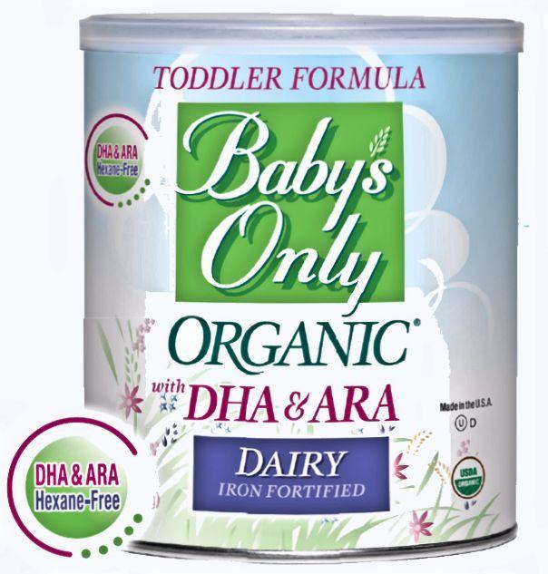 Baby's Only Organic Baby Dairy With Dha & Ara Iron Formula (6x12.7oz)