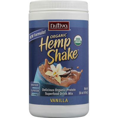 Nutiva Hemp Vanilla Shake (1x16oz)