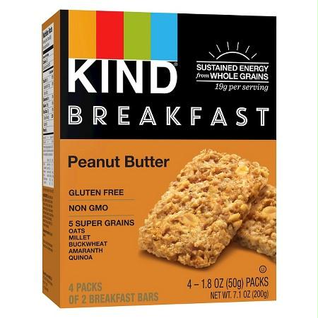 Kind Breakfast Bars Peanut Butter (8x4 Pack)