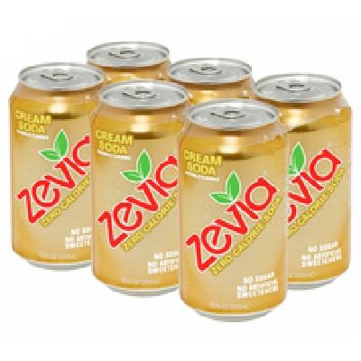 Zevia Creme Soda (4x6pack )