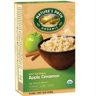 Nature's Path Apple Cinnamon Oatmeal Pouch (6x8x1.75oz)