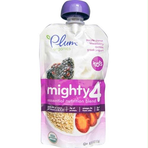 Plum Organics Purple Carrot, Blackberry Quinoa, Greek Yogurt (6x4 Oz)