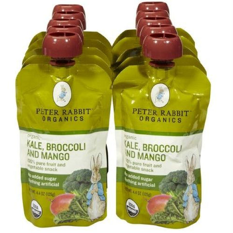 Peter Rabbit Organics Kalexbroccoli & Mango (10x4.4 Oz)