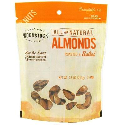 Woodstock R/s Almonds (8x7.5oz )