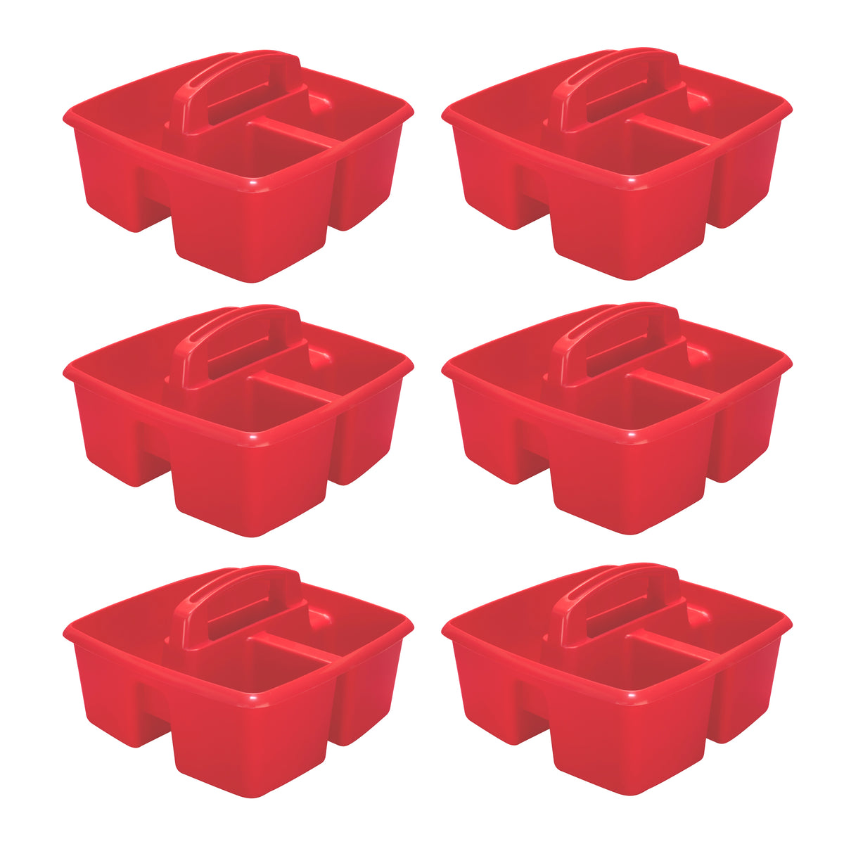 Small Caddy, Red, Pack of 6