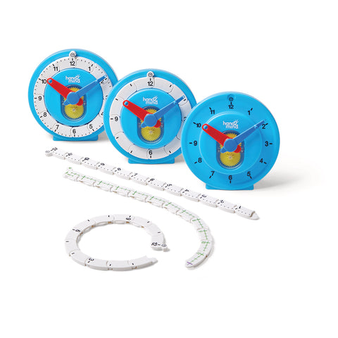 NumberLine Clock: Deluxe Set of 6