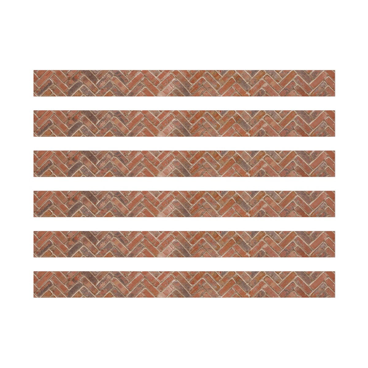 Curiosity Garden Brick Extra Wide Deco Trim®, 37 Feet Per Pack, 6 Packs