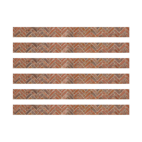 Curiosity Garden Brick Extra Wide Deco Trim®, 37 Feet Per Pack, 6 Packs