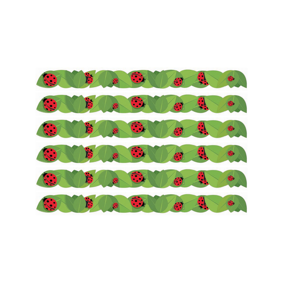 Ladybugs Extra Wide Deco Trim®, 37 Feet Per Pack, 6 Packs