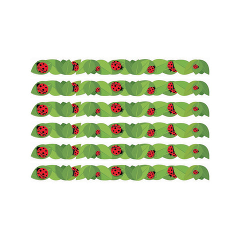 Ladybugs Extra Wide Deco Trim®, 37 Feet Per Pack, 6 Packs