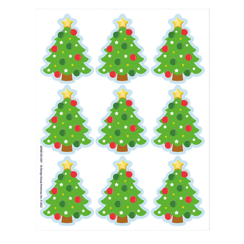 Christmas Tree Giant Stickers, 36 Per Pack, 12 Packs