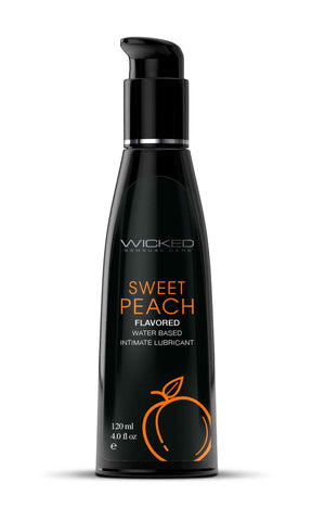 Aqua Sweet Peach Flavored Water Based Lubricant