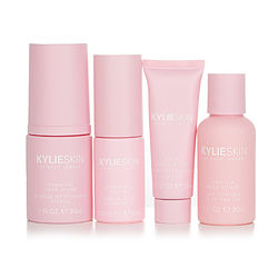 4-piece Mini Set: Foaming Face Wash 30ml + Face Moisturizer 15ml + Vitamin C Serum 10ml + Vanilla Milk Toner 30ml  --4pcs