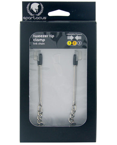 Spartacus Adjustable Tweezer Clamps W/link Chain