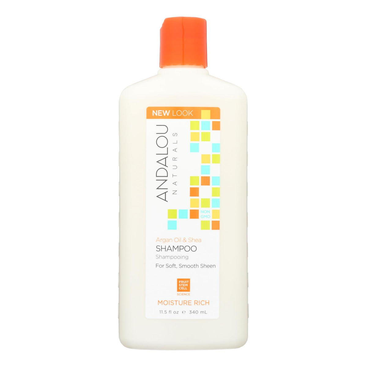 Andalou Naturals Moisture Rich Shampoo Argan And Sweet Orange - 11.5 Fl Oz