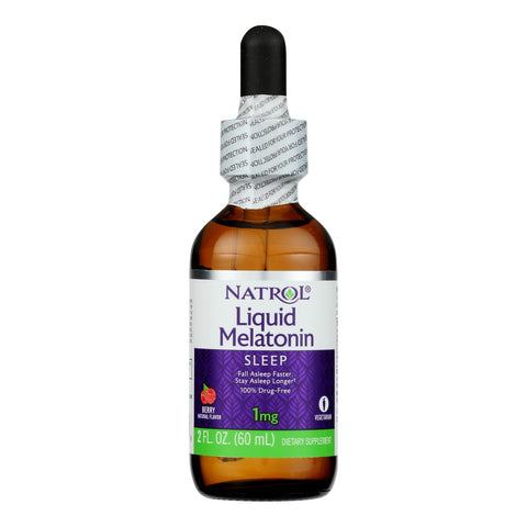 Natrol - Melatonin 1mg Liquid - 2 Fz