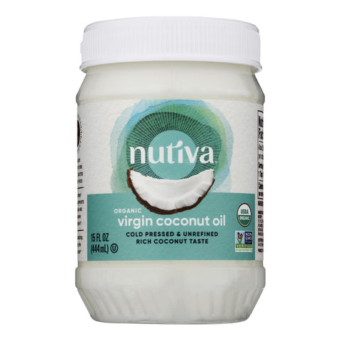 Nutiva Virgin Coconut Oil Organic - 15 Fl Oz