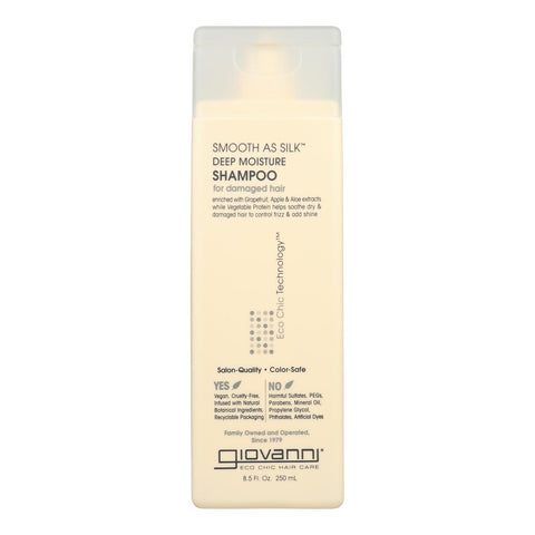 Giovanni Smooth As Silk Deep Moisture Shampoo - 8.5 Fl Oz