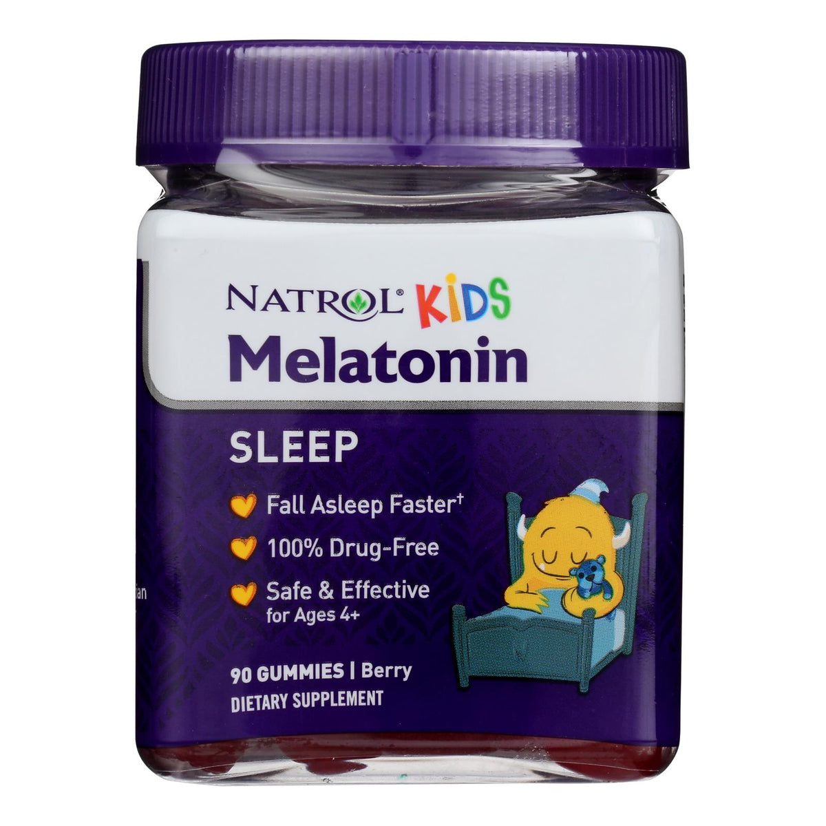 Natrol - Melatn Kids 1mg Gummy Berry - 1 Each - 90 Ct