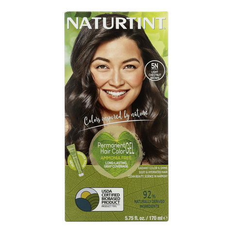 Naturtint Hair Color - Permanent - 5n - Light Chestnut Brown - 5.28 Oz