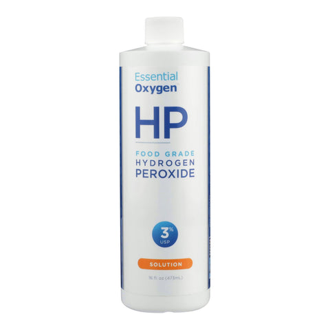 Essential Oxygen Hydrogen Peroxide 3% - Food Grade  - 16 Oz