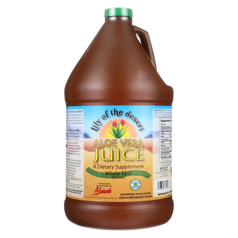 Lily Of The Desert Whole Leaf O Aloe Vera Juice (4x1 Gal)