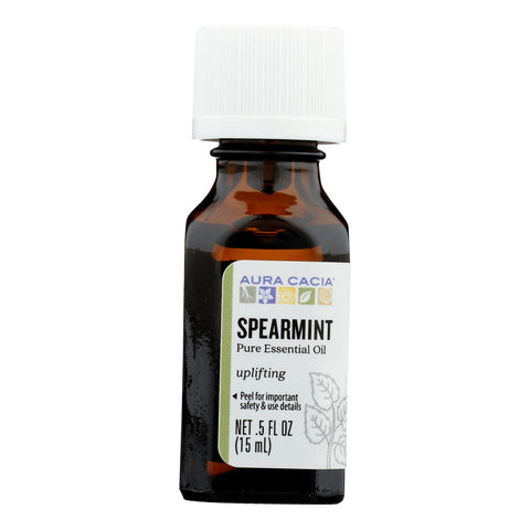 Aura Cacia - Essential Oil Spearmint - 0.5 Fl Oz