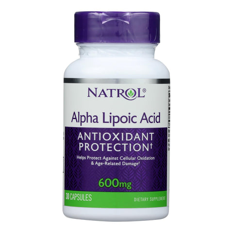 Natrol Alpha Lipoic Acid - 600 Mg - 30 Capsules