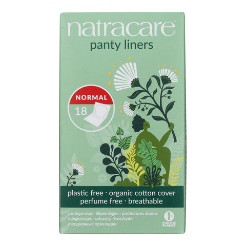 Natracare Panty Liner - Normal Wrapped - 18 Ct