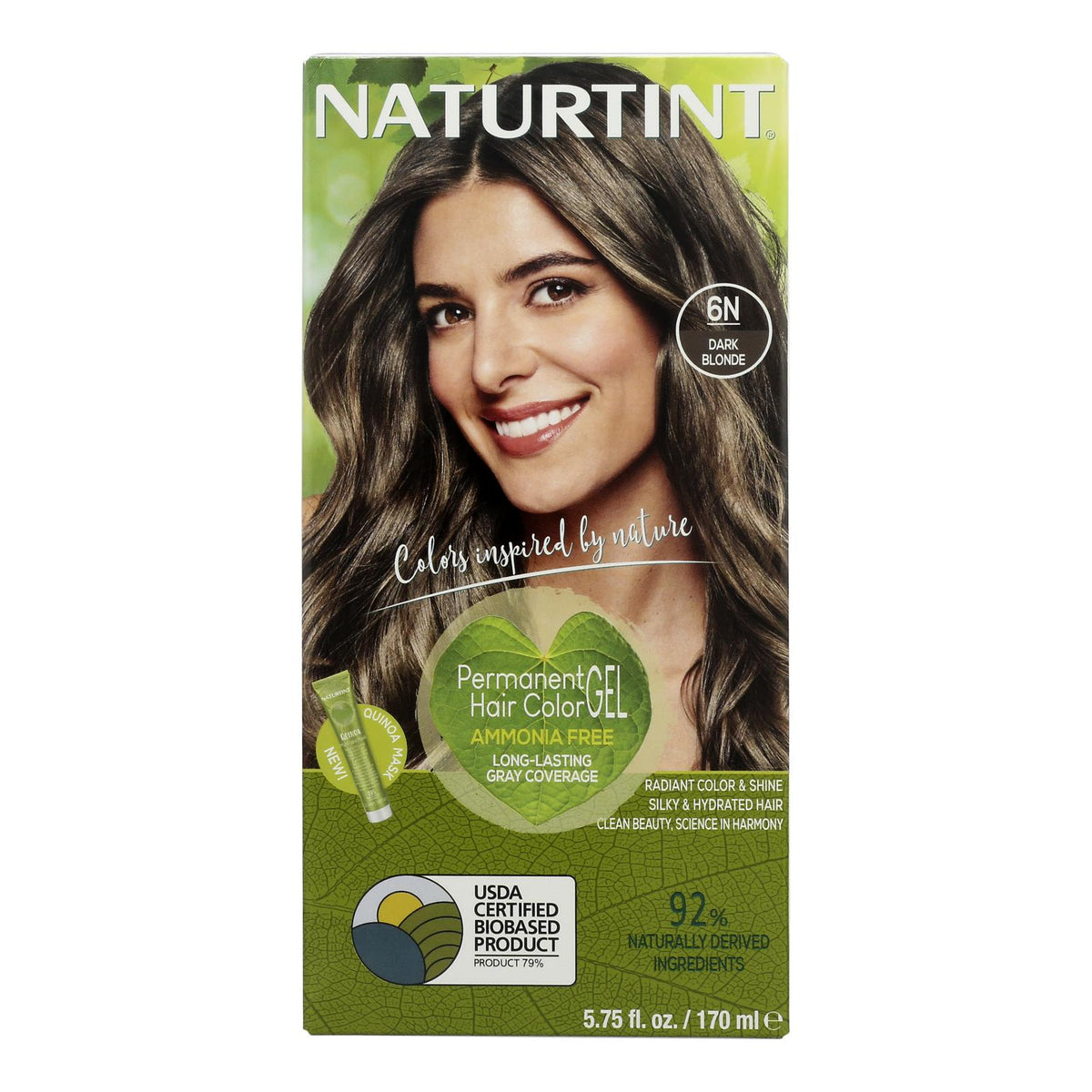 Naturtint Hair Color - Permanent - 6n - Dark Blonde - 5.28 Oz