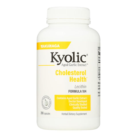 Kyolic - Aged Garlic Extract Cholesterol Formula 104 - 200 Capsules