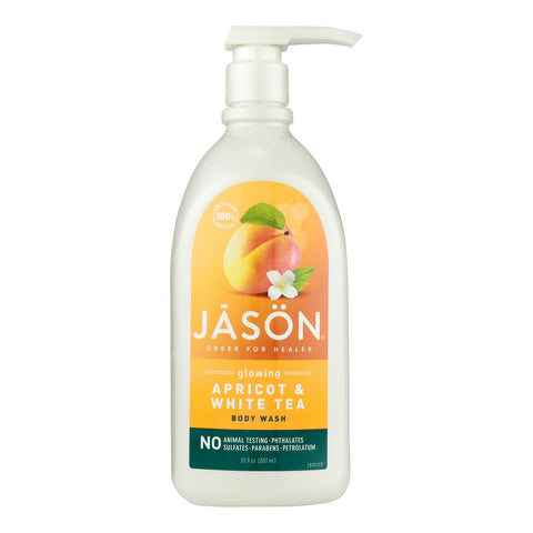 Jason Satin Shower Body Wash Apricot - 30 Fl Oz