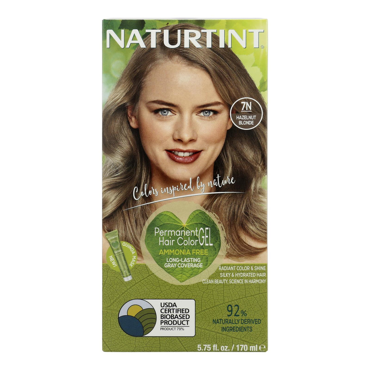 Naturtint Hair Color - Permanent - 7n - Hazelnut Blonde - 5.28 Oz