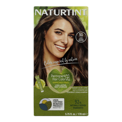 Naturtint Hair Color - Permanent - 5g - Light Golden Chestnut - 5.28 Oz