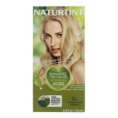 Naturtint Hair Color - Permanent - 10n - Light Dawn Blonde - 5.28 Oz