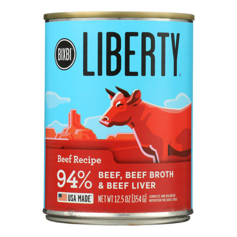 Bixbi - Liberty Wet Food Beef - Case Of 12 - 12.5 Oz