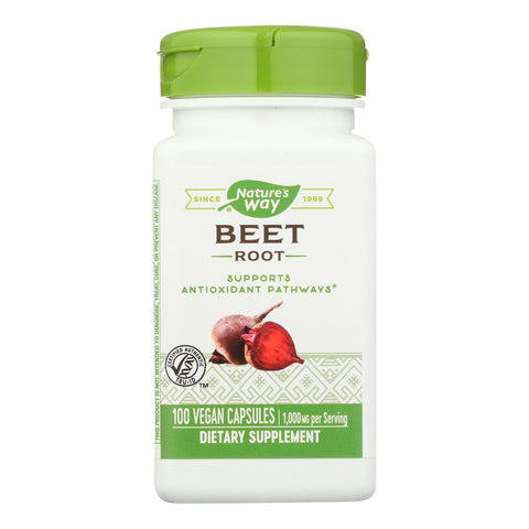 Nature's Way - Beet Root - Beta Vulgaris - 100 Capsules