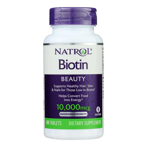 Natrol Biotin - 10000 Mcg - 100 Tablets