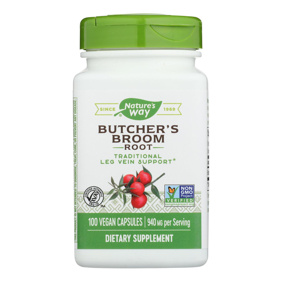 Nature's Way - Butcher's Broom - 100 Capsules