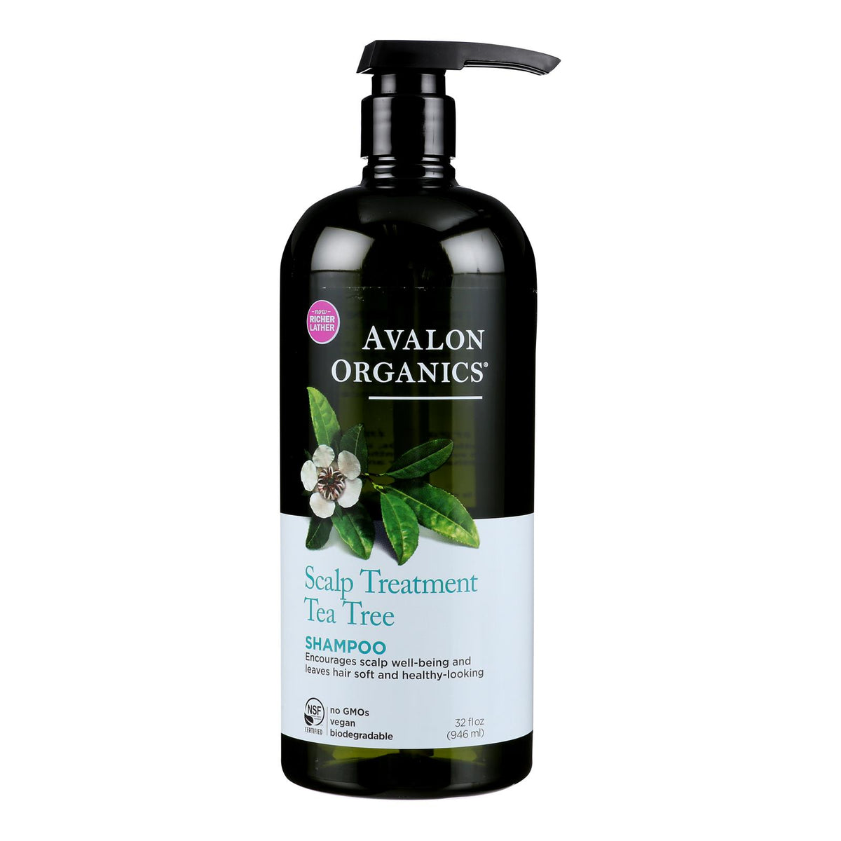 Avalon Shampoo - Organic Tea Tree - 32 Oz