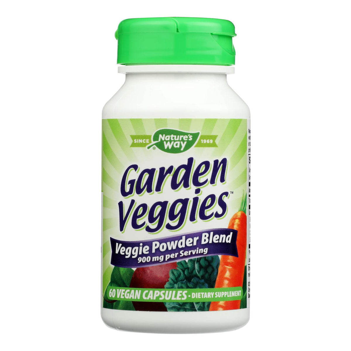 Nature's Way - Garden Veggies - 60 Vegetarian Capsules