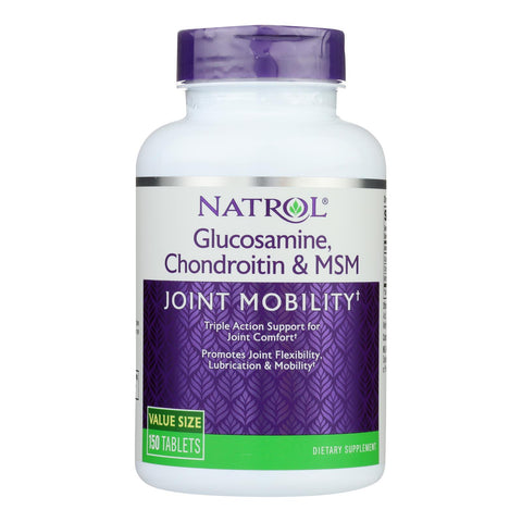 Natrol Glucosamine Chondroitin And Msm - 150 Tablets