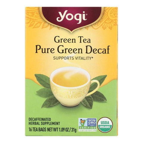 Yogi Simply Green Decaf Tea (6x16 Bag)