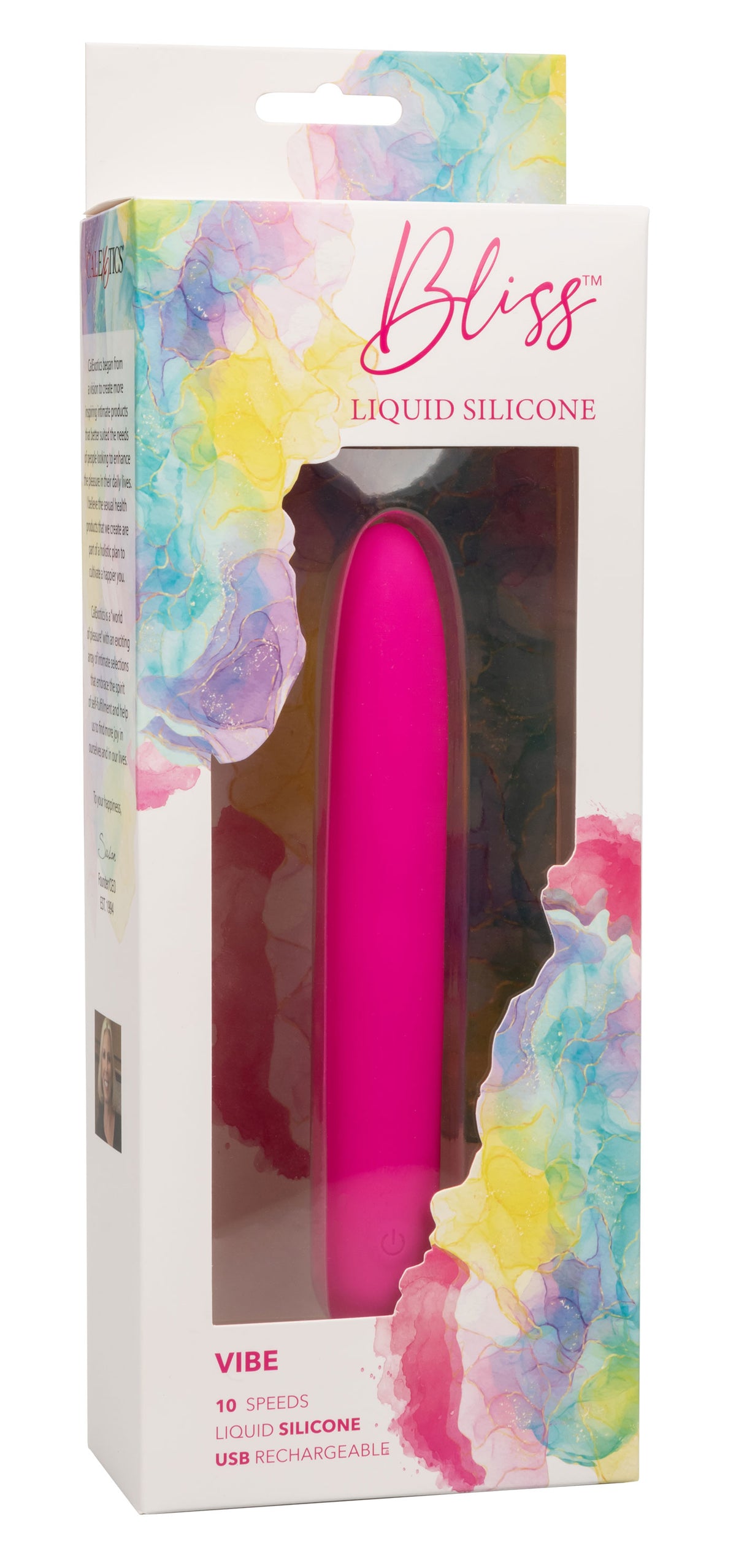 Bliss Liquid Silicone Vibe - Pink