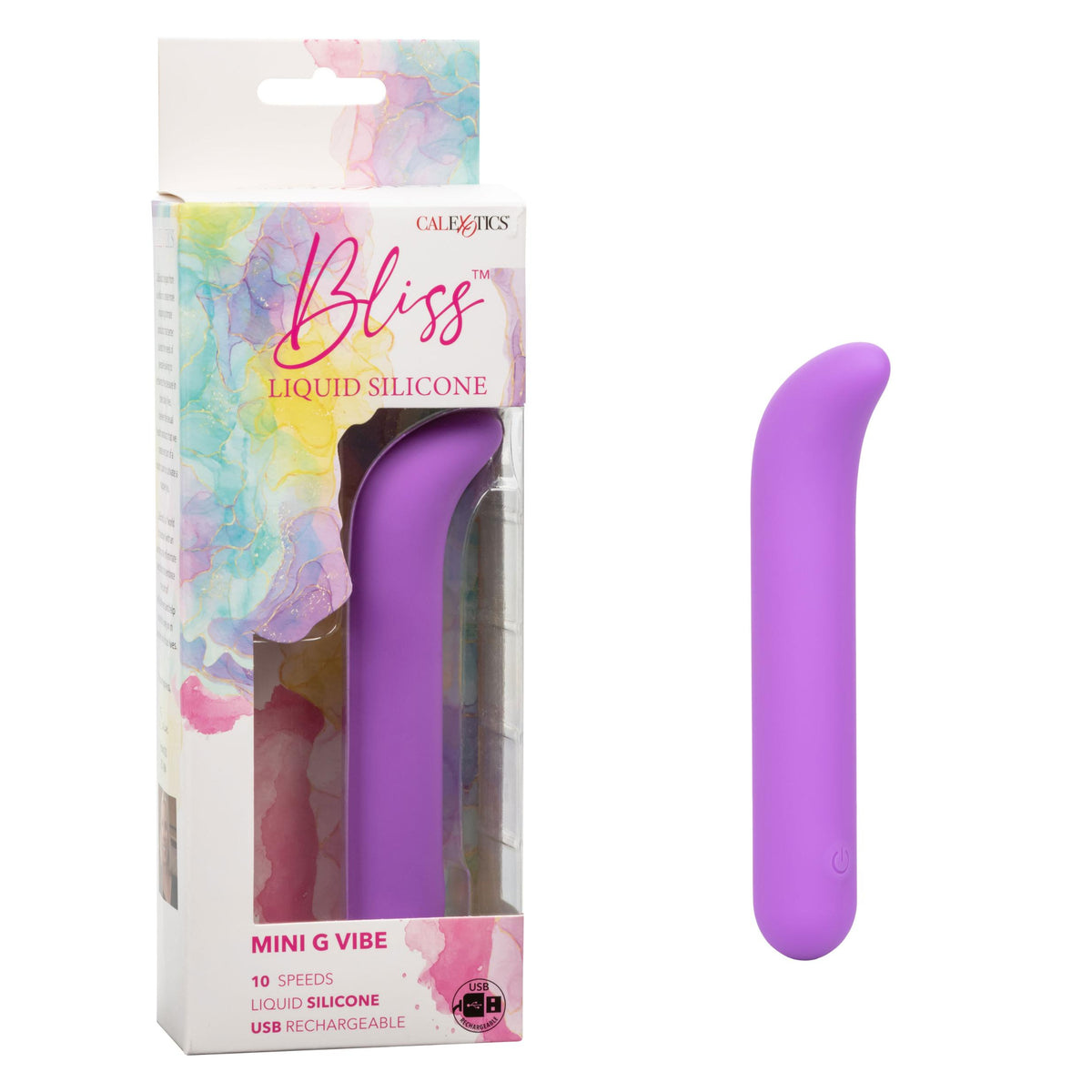 Bliss Liquid Silicone Mini G Vibe - Purple