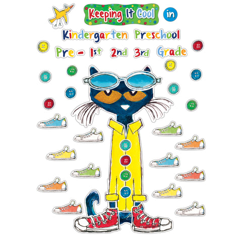 Pete the Cat® Keeping It Cool In...Bulletin Board Set